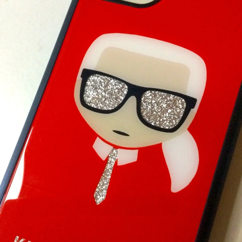KARL LAGERFELD IPHONE 11 PRO SNAP ON CASE RED NWOT